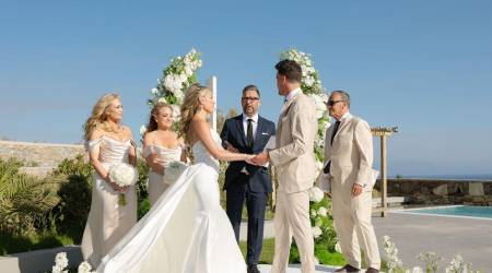 An Amazing Destination Villa wedding on Mykonos Island with a wonderful couple- Lauren & Michael